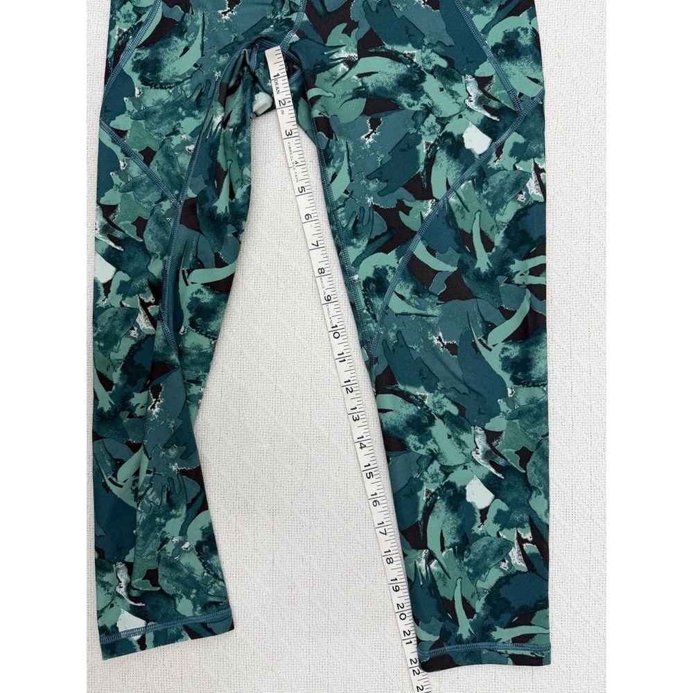 Patagonia Womens Teal Abstract Print Sports Bra and Cropped Leggings Set Small - Picture 14 of 14